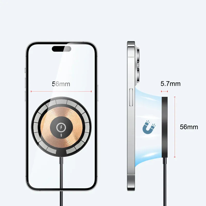 Transparent Magnetic Wireless Charger for iPhone